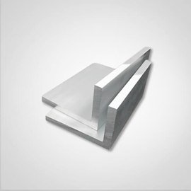 Barra en L de aluminio