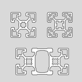 экструдированные алюминиевые каркасные системы