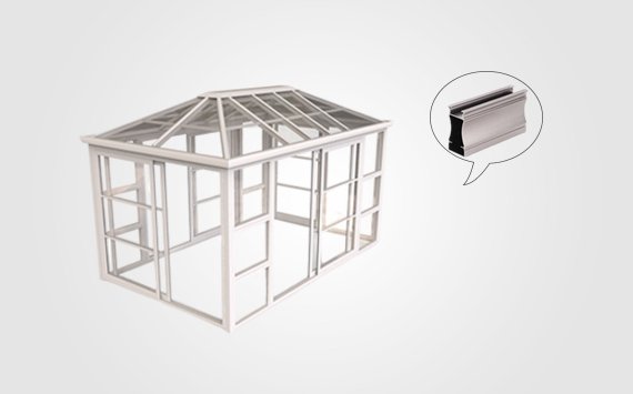 extrusiones de marco de puerta de aluminio