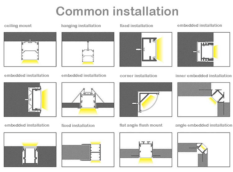 aluminum profile light