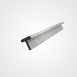 canal en T de aluminio extruido