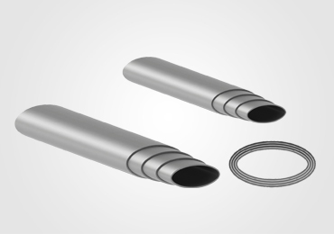 Extrusión de aluminio ovalada