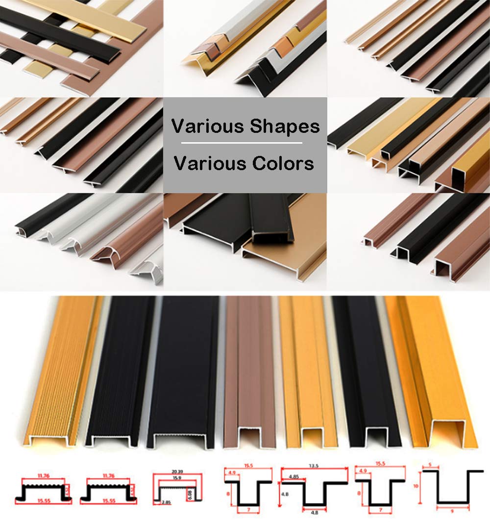Aluminum Hat Channel Extrusion sizes