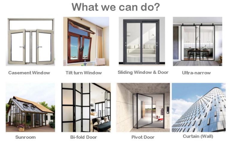 Window Frame Producers Aluminum Window Profiles, Window Frame Extrusions Manufacturer