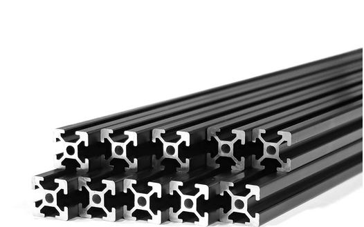 Black aluminum extrusion profiles