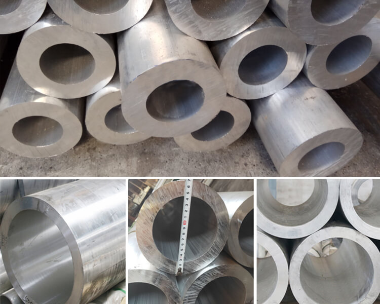 tube en aluminium de grand diamètre 