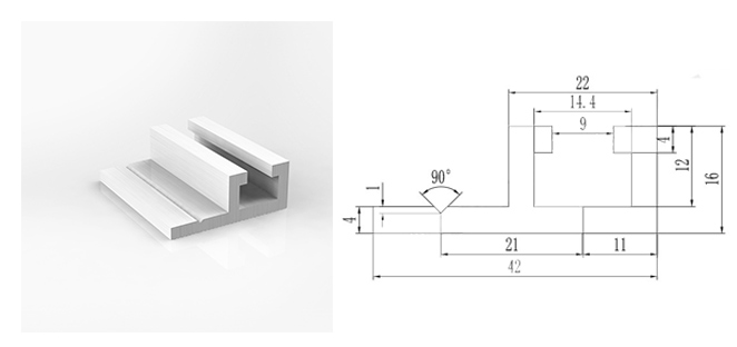 f channel extrusion