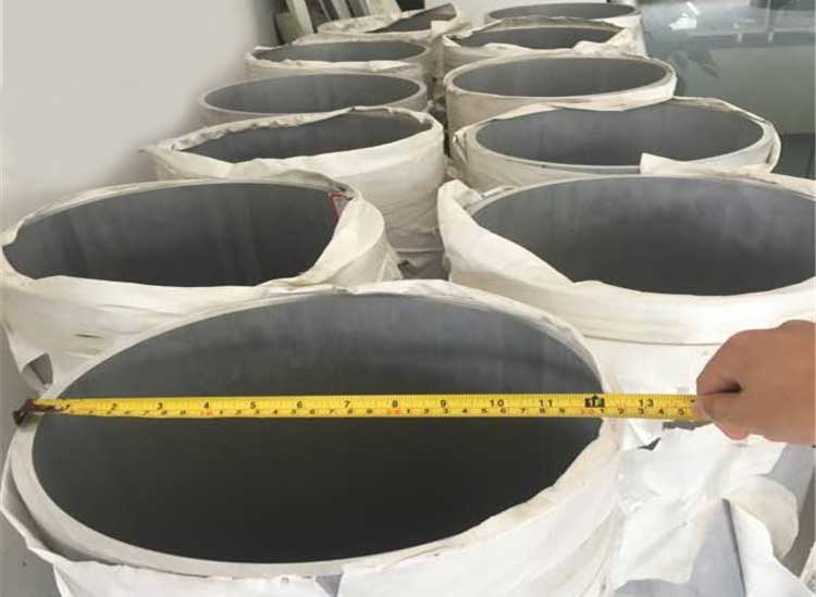 Tubo de alumínio de 18 polegadas de diâmetro
