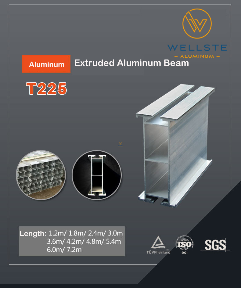 Viga de aluminio extruido