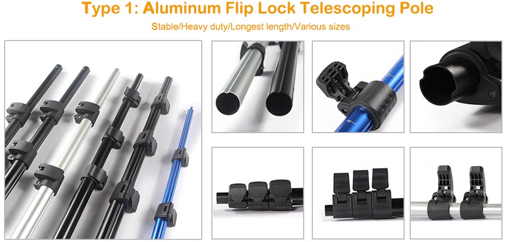 Teleskopstange Aluminium