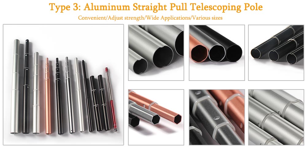 Teleskop-Verlängerungsstange aus Aluminium