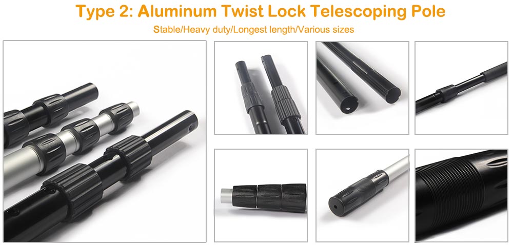 Aluminium-Teleskopstange