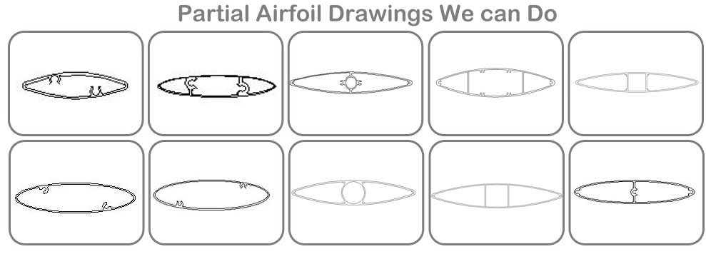 aluminium aerofoil section