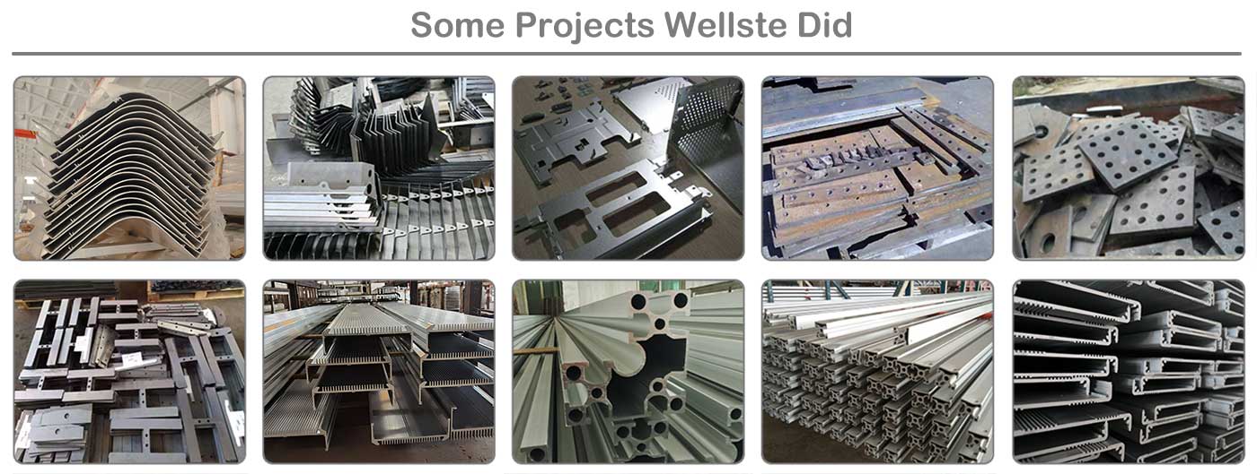 cutting extruded aluminum