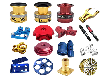 Piezas de mecanizado CNC anodizadas