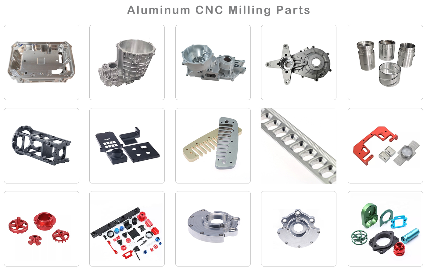 fresatura cnc di parti in alluminio