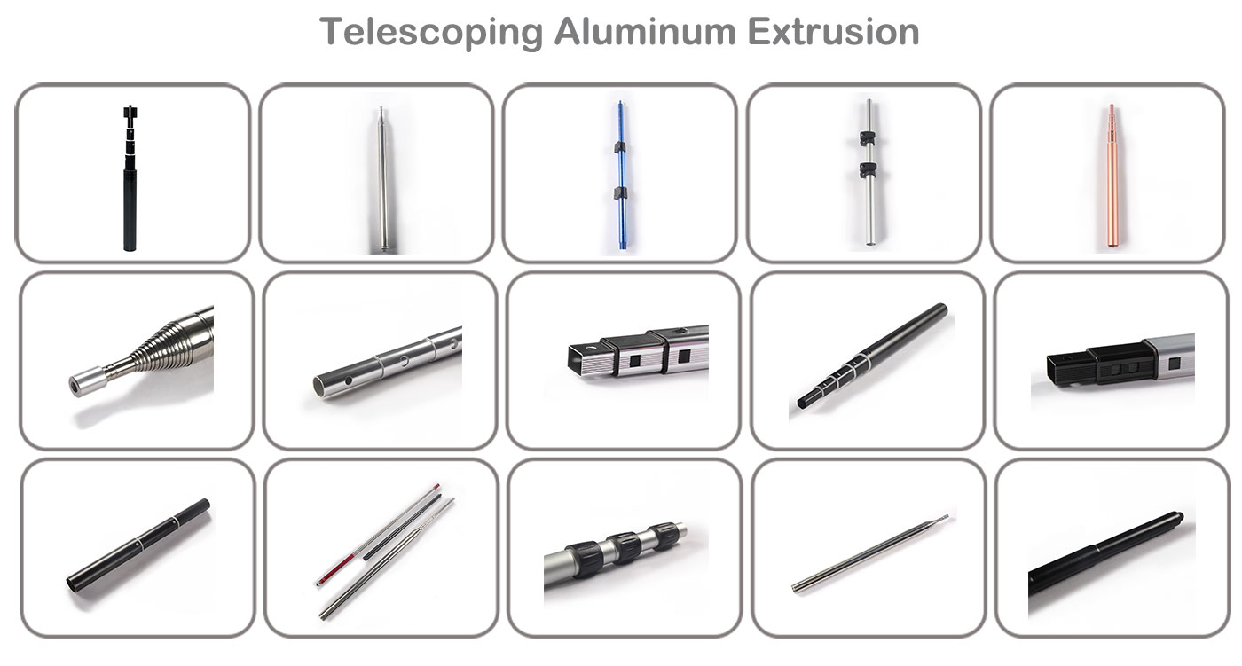 telescoping metal pole