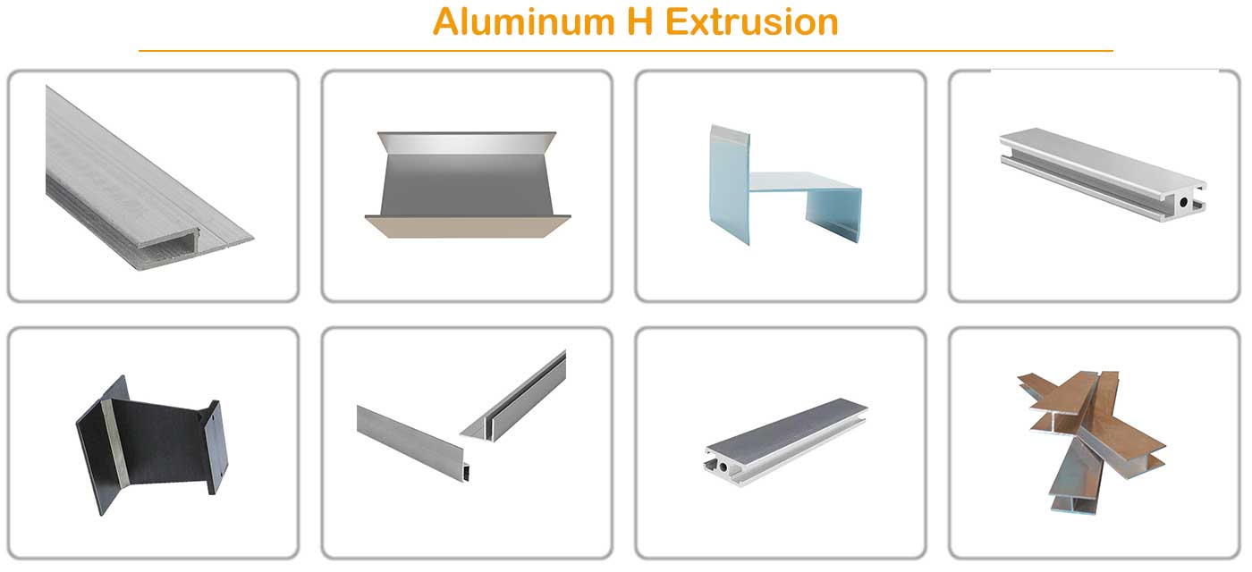 Aluminum H profiles Aluminum H profiles