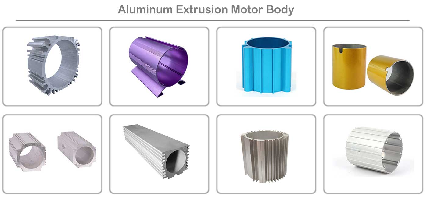 Aluminium Extrusion Motor Body