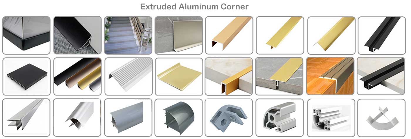 aluminum corner extrusion profiles