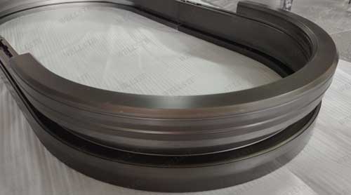 Profilé en aluminium courbé