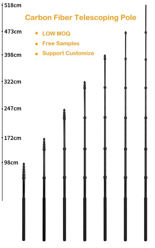 Carbon Fiber Telescoping Pole Supplier - Wellste