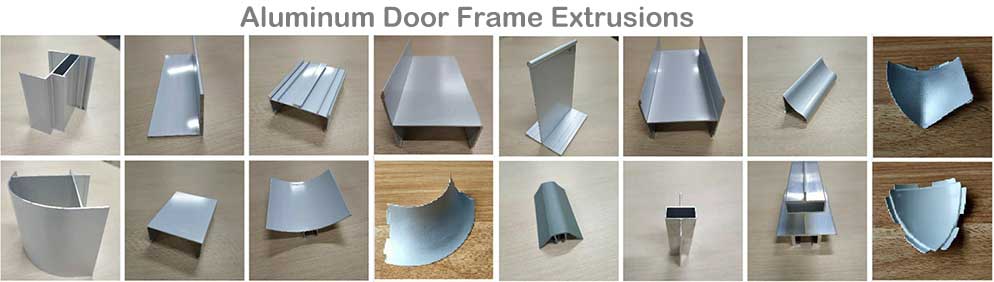 Extrusión de marco de puerta de aluminio
