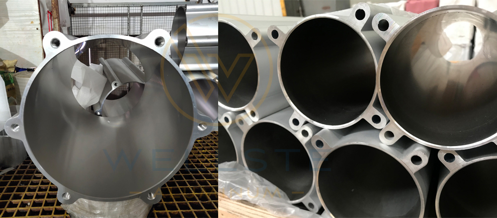 Tubo cilindro pneumatico in alluminio