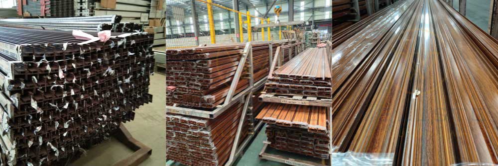 profilés de fenêtre en aluminium
