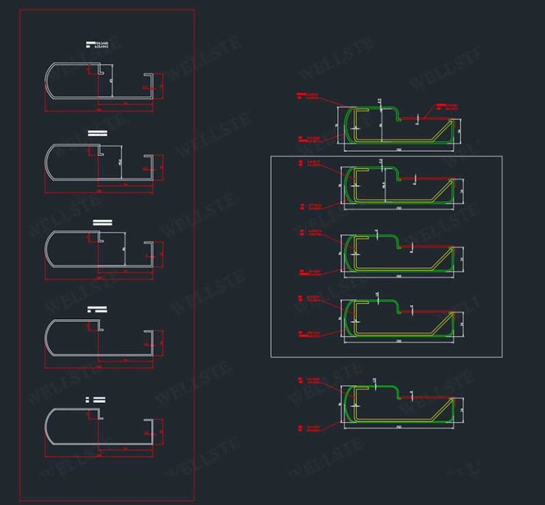How to custom aluminum handrail extrusions?