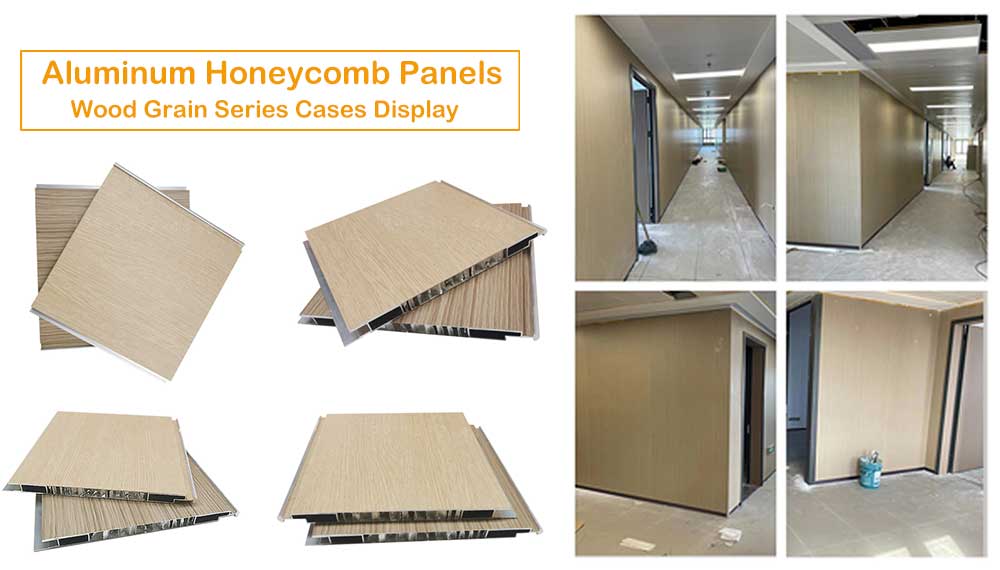 ahşap damarlı alüminyum petek panel