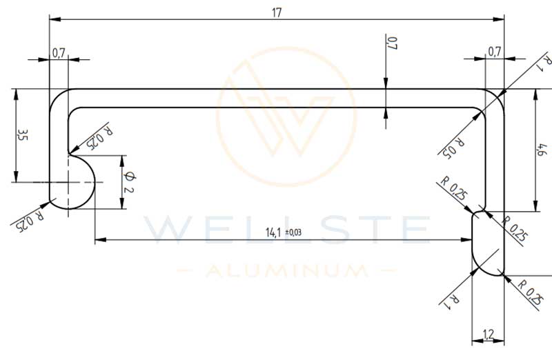 Thin Wall Aluminum Extrusion