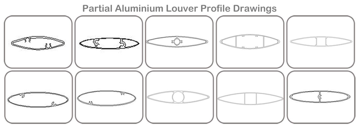 Aluminium Louver Profiles