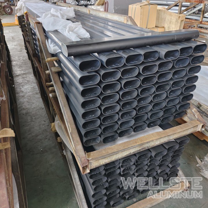 oval aluminum tube