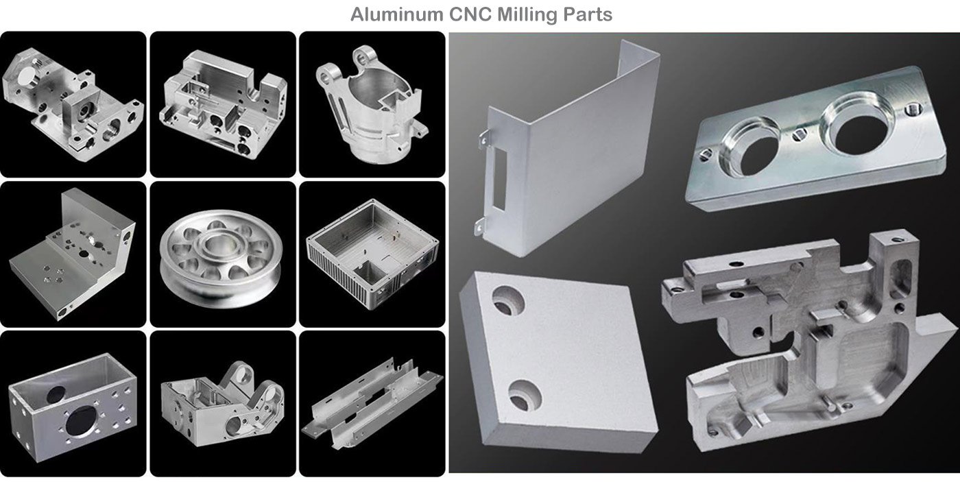 Parti di fresatura CNC in alluminio